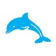 Transparentní razítko delfín
