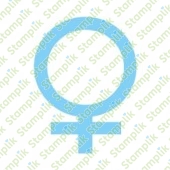 Transparentní razítko symbol Venuše