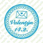 Transparentní Valentýnské razítko 12